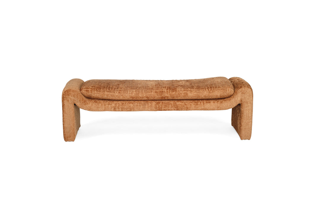 Freja Bench - Burnt Ochre