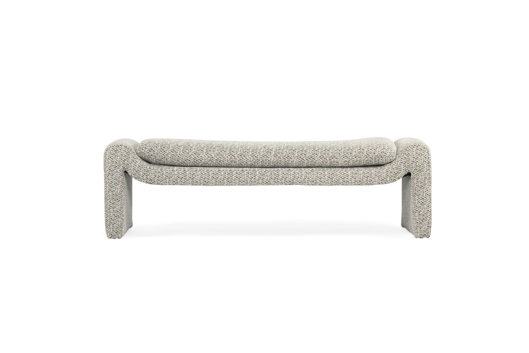 Freja Bench - Mottled Taupe