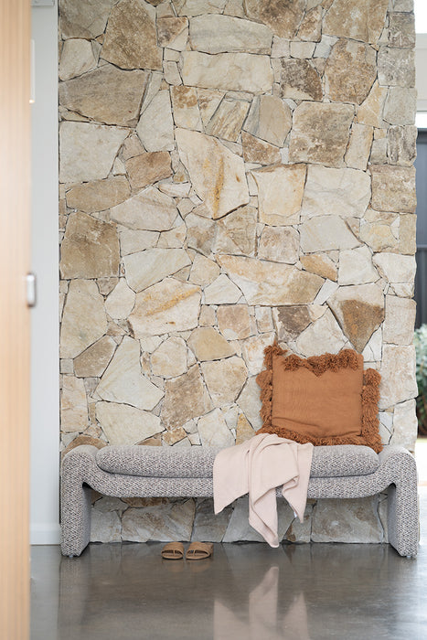 Freja Bench - Mottled Taupe