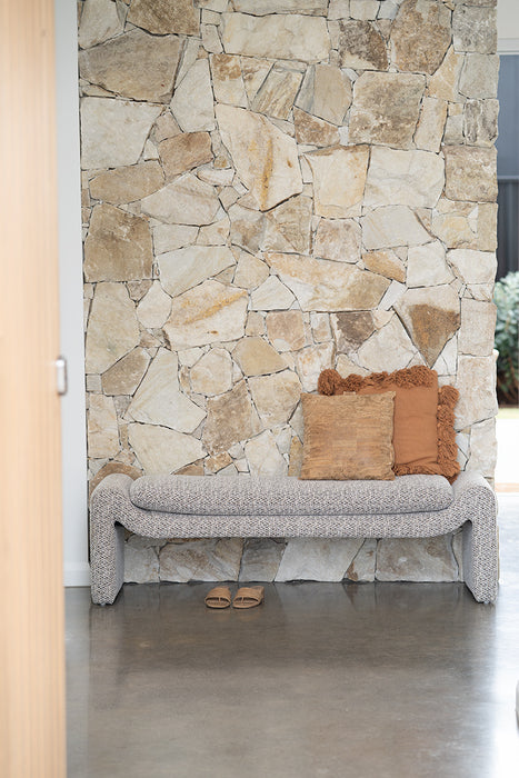 Freja Bench - Mottled Taupe