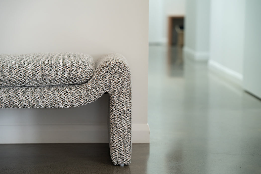 Freja Bench - Mottled Taupe