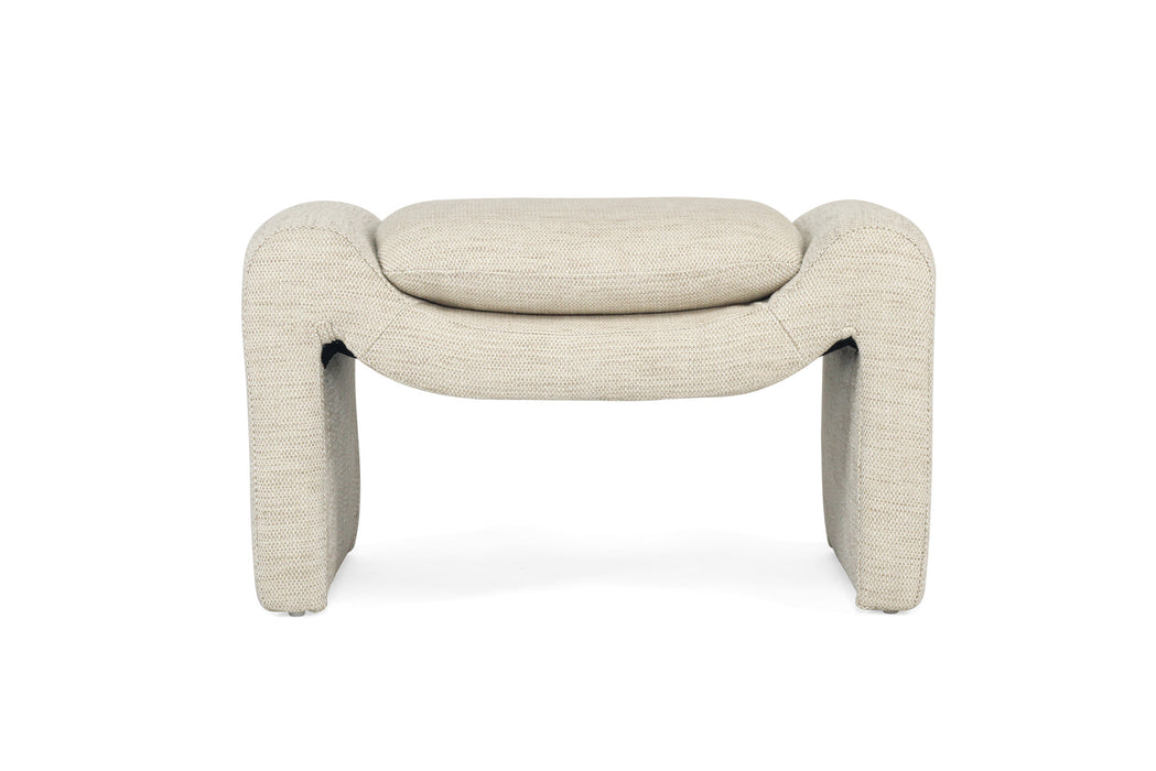Freja Ottoman - Linen