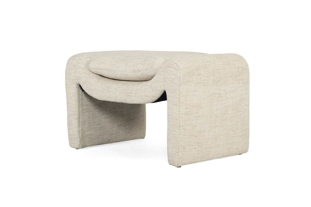 Freja Ottoman - Linen