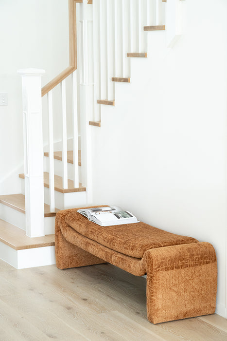Freja Bench - Burnt Ochre