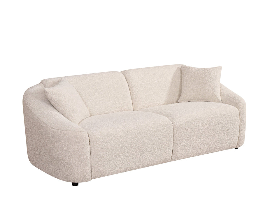 Mandy Boucle - 3 Seat Sofa Lounge - Ivory