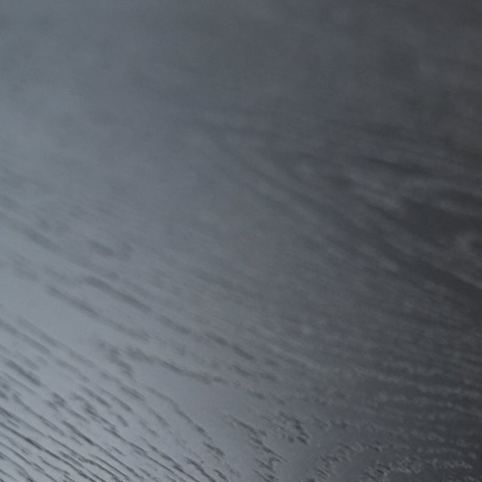 Nobu 1.5m Round Dining Table - Full Black Oak