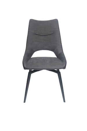 Gisele Rotation Dining Chair Grey (Set of 2)