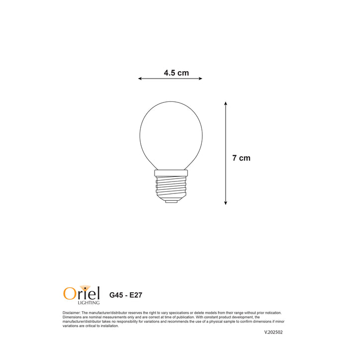 Filament Led G45 4W 2700K