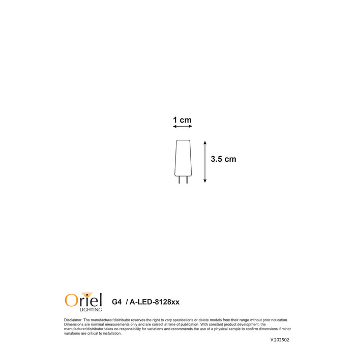 Led 12V 2W Bipin