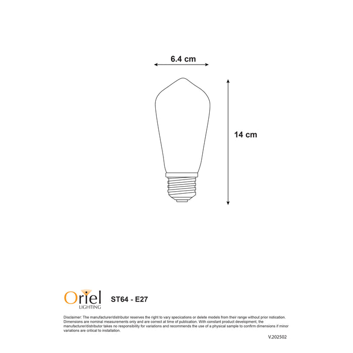 Matt Opal Filament Led St64