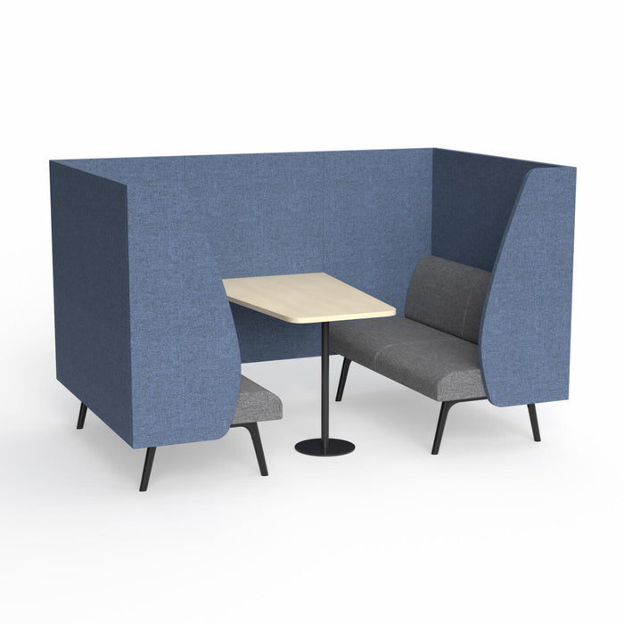 Willow 4-Person Booth with Table