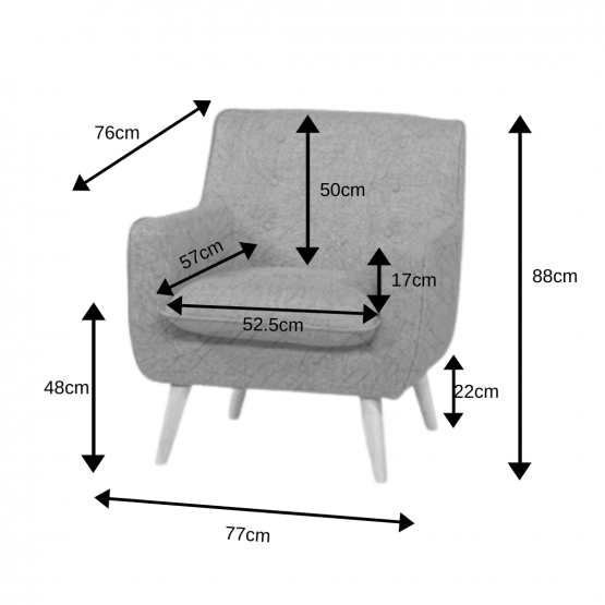 Georgia Chair - Linen