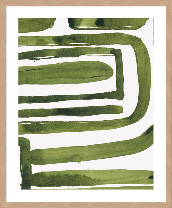 Green Labyrinth II Wall Art