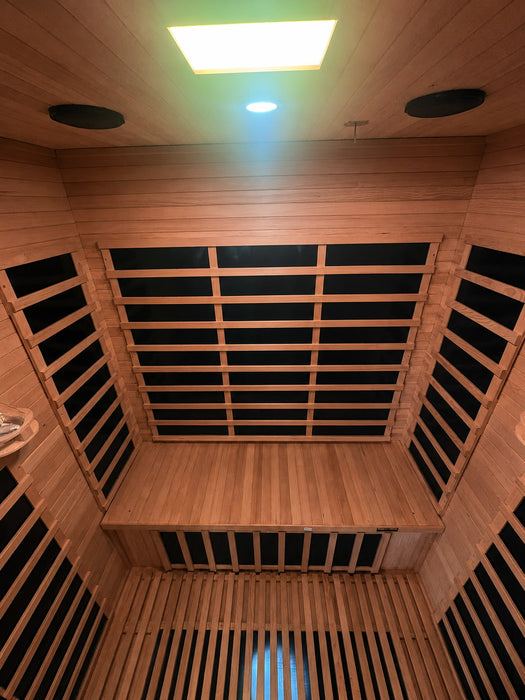 Kylin Low EMF Premium Cedar Infrared Sauna Room 4 Person H6404 (Floor Heater included)