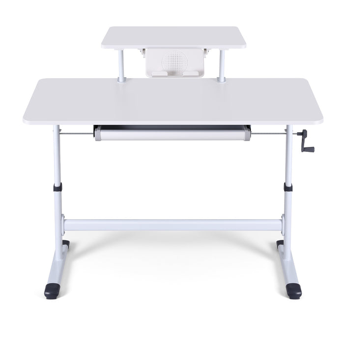 Artiss Standing Desk Height Adjustable Workstation Computer Desks Study 120CM White