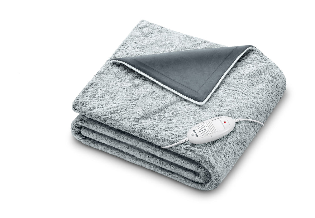 Beurer HD75G Super Cosy Heated Throw - Charcoal Grey