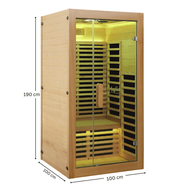 Kylin Low EMF Carbon Infrared Sauna Room 1 Person H6101 (HL-200K)