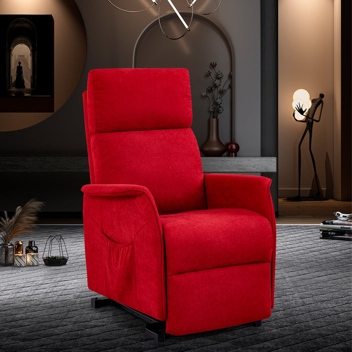 Yass Electric Recliner Lift Chair Cherry Red