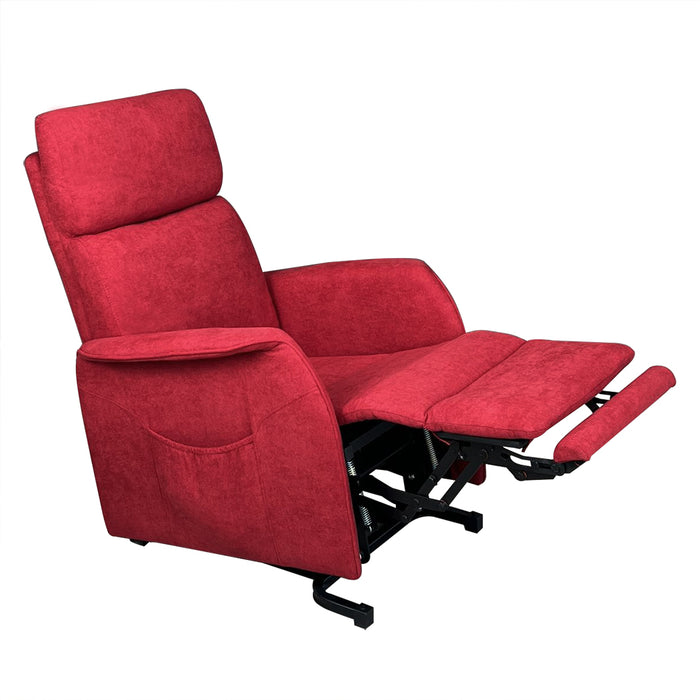Yass Electric Recliner Lift Chair Cherry Red