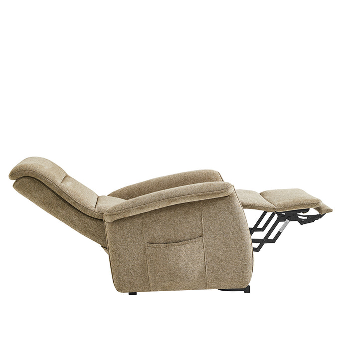 Tasman Electric Recliner Lift Chair Taupe Beige