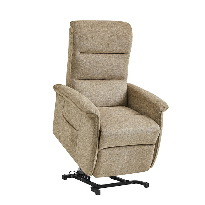 Tasman Electric Recliner Lift Chair Taupe Beige