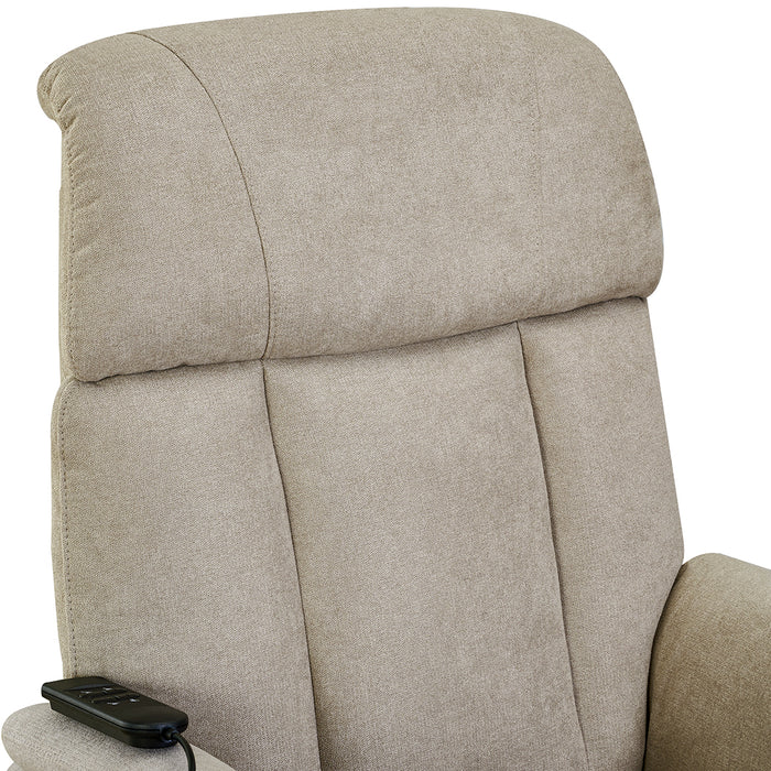 Carlton Electric Recliner Lift Chair Vanilla Beige