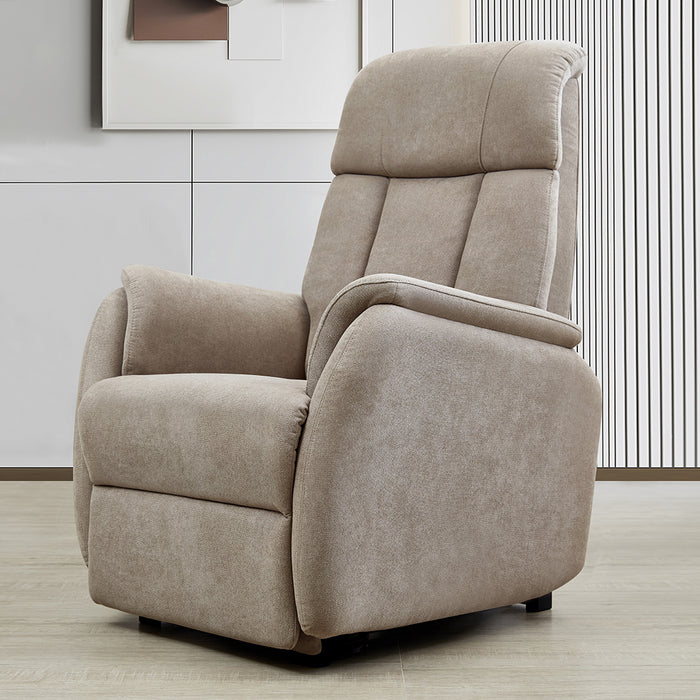 Carlton Electric Recliner Lift Chair Vanilla Beige
