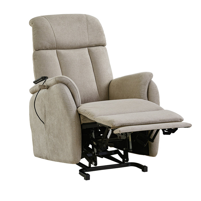 Carlton Electric Recliner Lift Chair Vanilla Beige