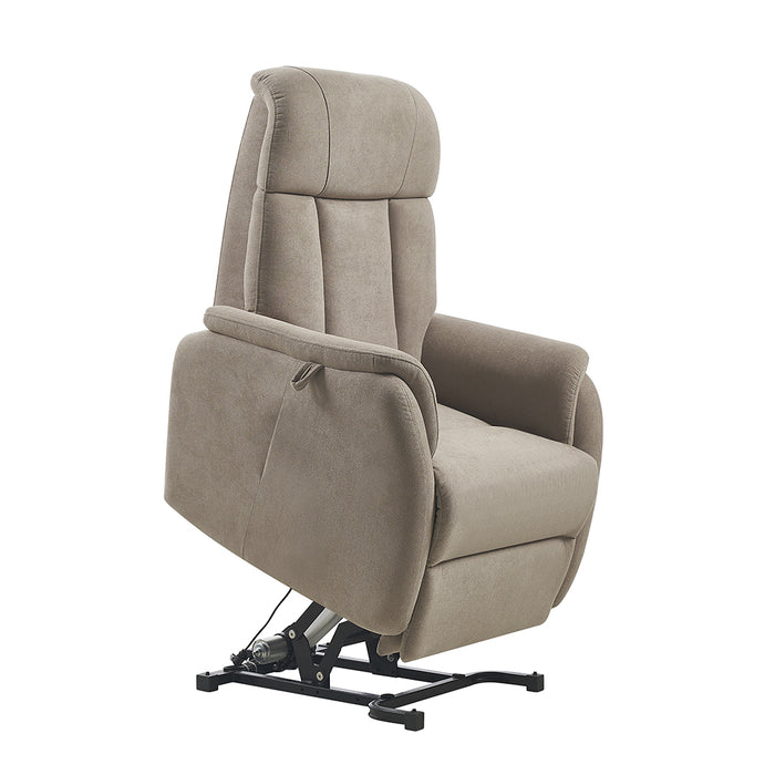 Carlton Electric Recliner Lift Chair Vanilla Beige