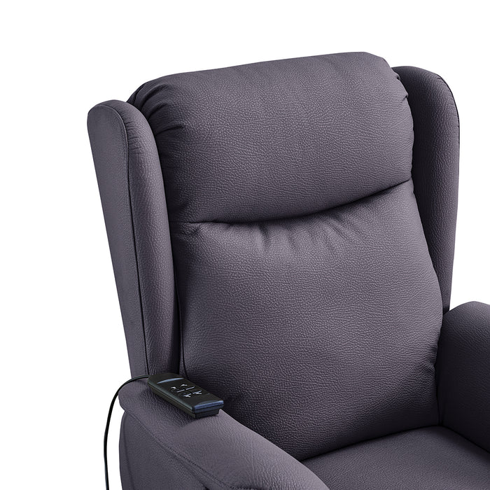 Hobart Electric Recliner Lift Chair Ash Black