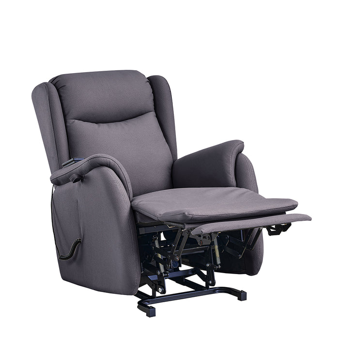 Hobart Electric Recliner Lift Chair Ash Black