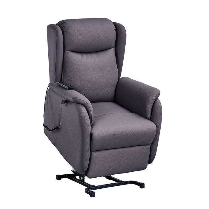Hobart Electric Recliner Lift Chair Ash Black