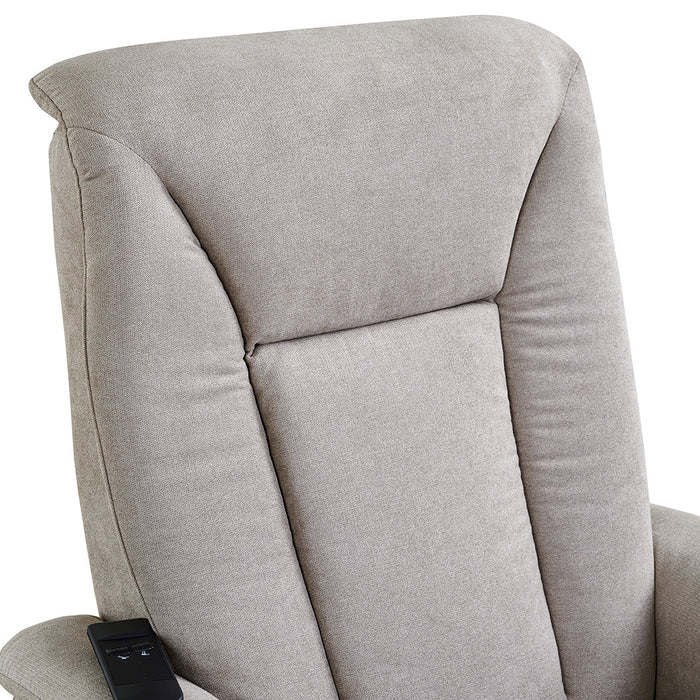 Darwin Electric Recliner Lift Chair Vanilla Beige
