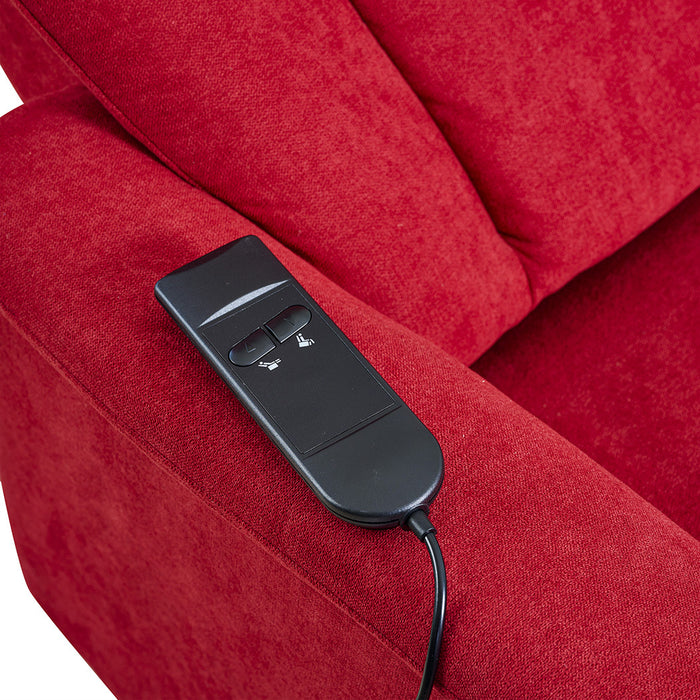 Darwin Electric Recliner Lift Chair Wine Red