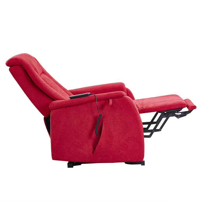 Darwin Electric Recliner Lift Chair Wine Red