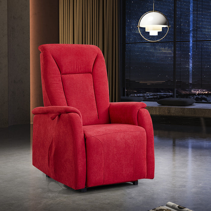 Darwin Electric Recliner Lift Chair Wine Red