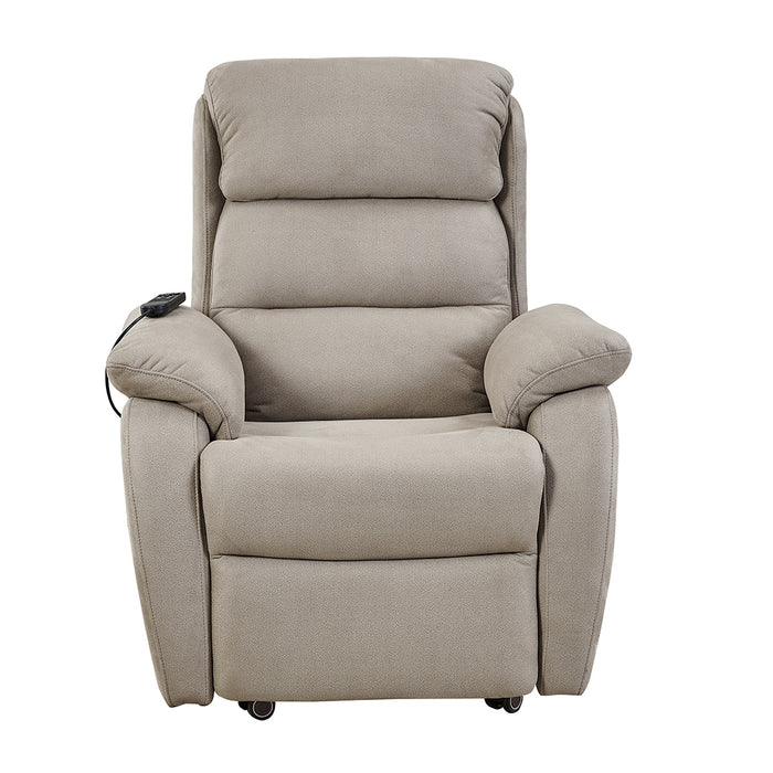 Brighton Electric Recliner Lift Chair with Wheels Taupe