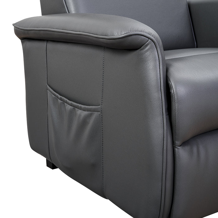 Alice Electric PU Leather Recliner Lift Chair Koala Grey