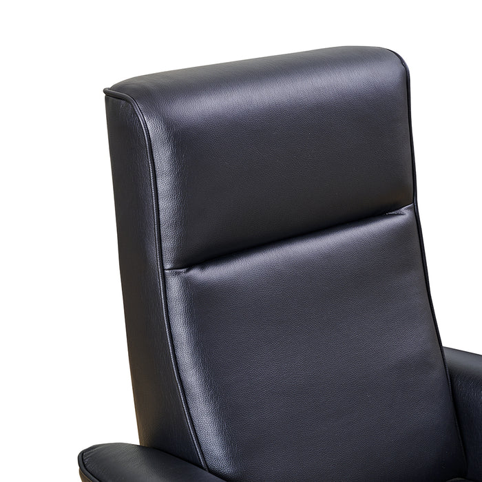 Alice Electric PU Leather Recliner Lift Chair Charcoal Black