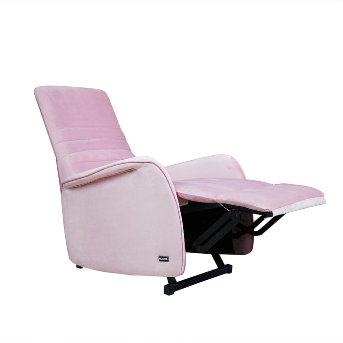 Tully Pushback Recliner Chair Pink