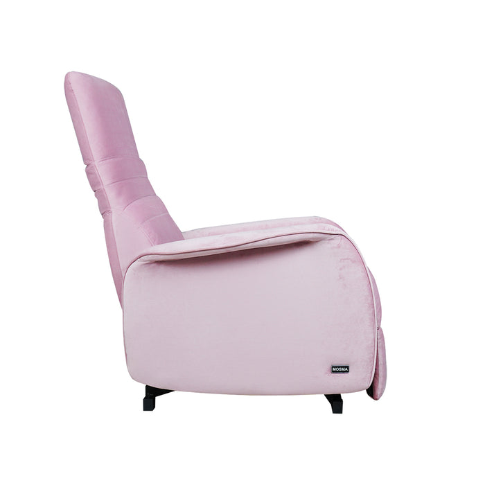 Tully Pushback Recliner Chair Pink