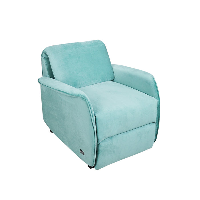 Tully Pushback Recliner Chair Green