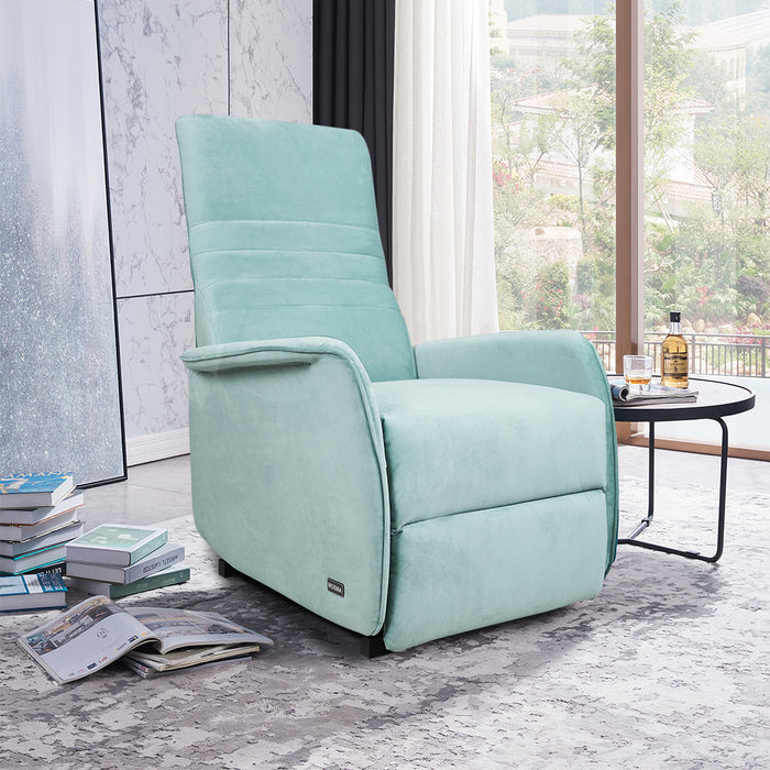 Tully Pushback Recliner Chair Green