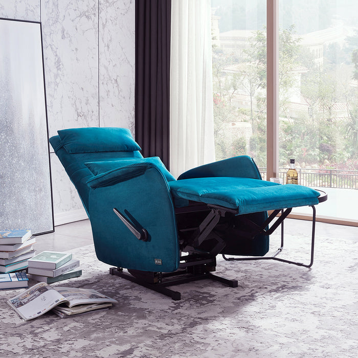 Tully Pushback Recliner Chair Malachite Green