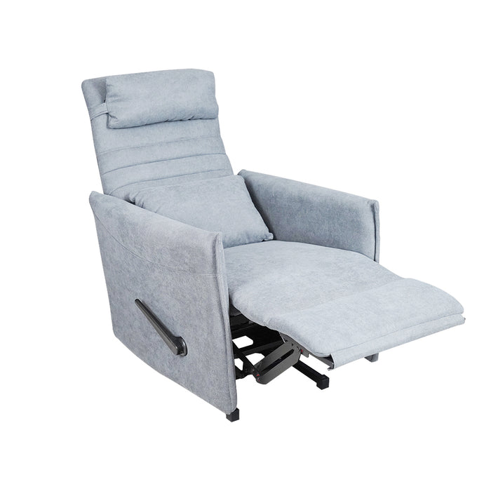 Eden Rocking Recliner Chair Light Grey