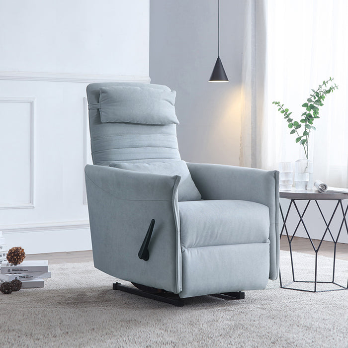 Eden Rocking Recliner Chair Light Grey