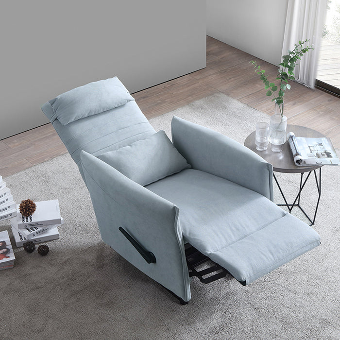 Eden Rocking Recliner Chair Light Grey