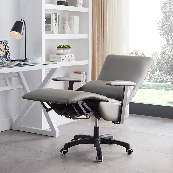 Martin Office Recliner Chair Light Grey