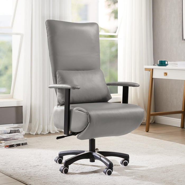 Martin Office Recliner Chair Light Grey