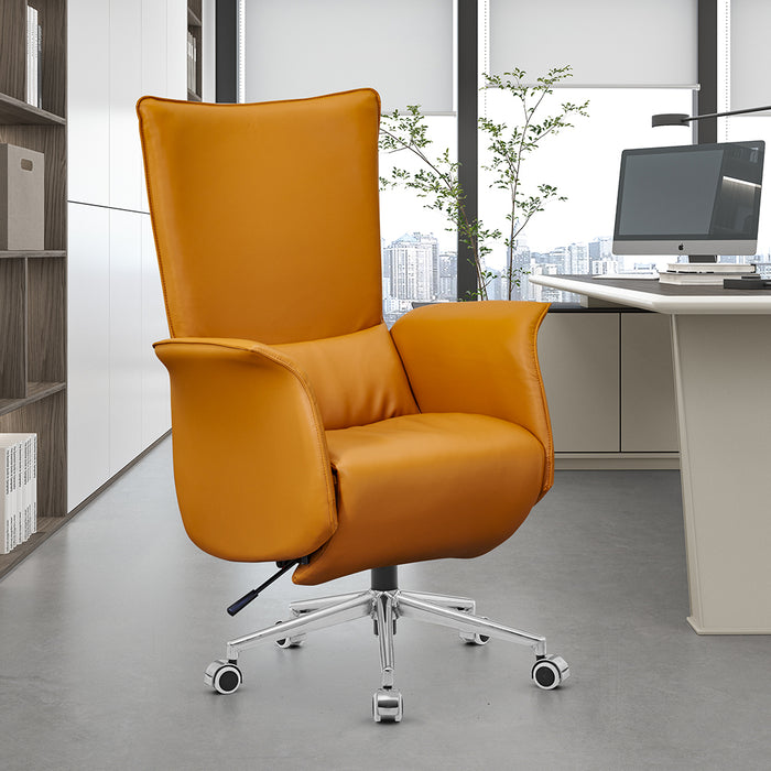 Junee Office Recliner Chair Orange